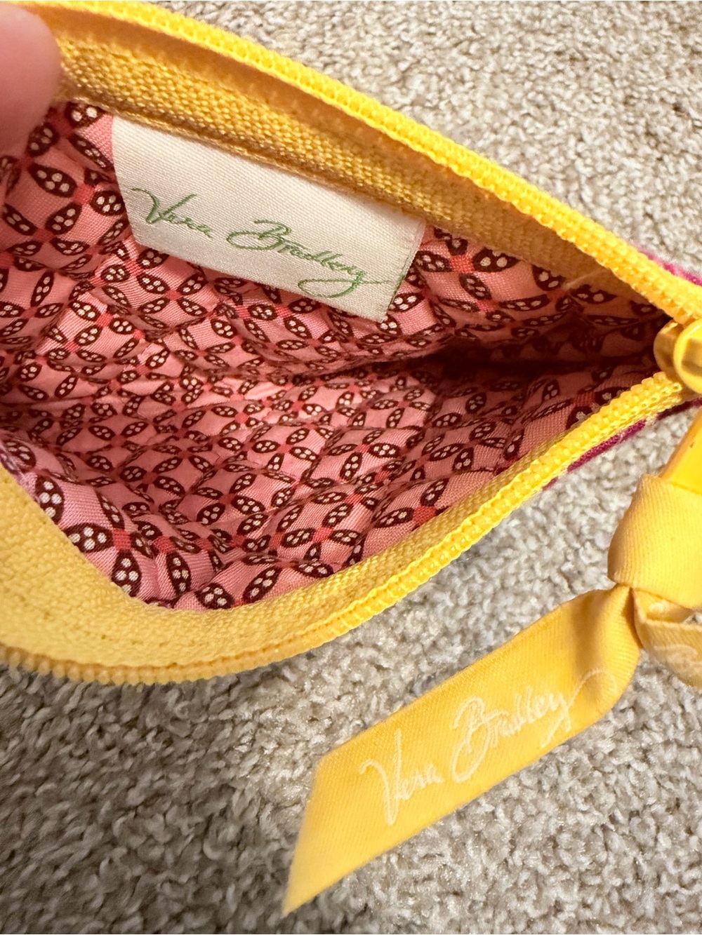 Vera Bradley Accessory Set Bali Gold Retired Pattern - Picture 9 of 13